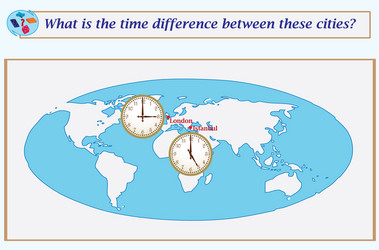 logical task what is the time difference between vector