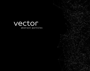 Abstract Particle System vector image