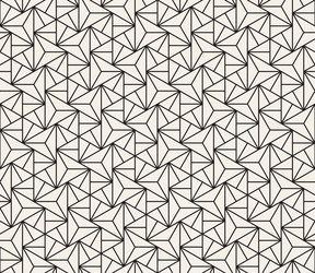 seamless pattern repeating geometric elements vector image