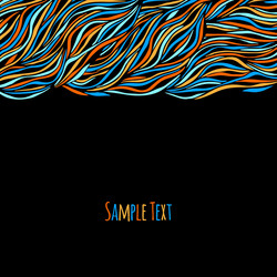 background with wave pattern vector image