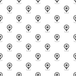 bowling pointer pattern seamless vector image
