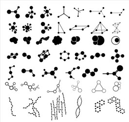 Molecular Structures and Concepts vector image