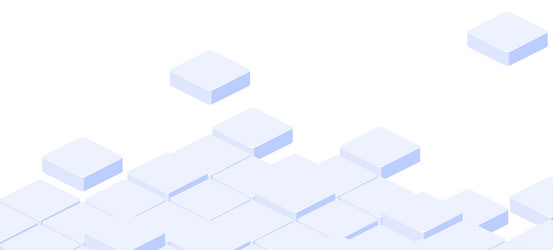 abstract cube pattern in isometric style vector image