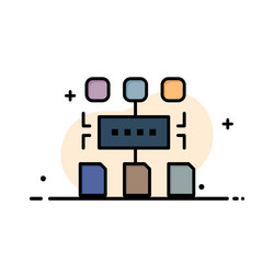 algorithm program user document business logo vector image