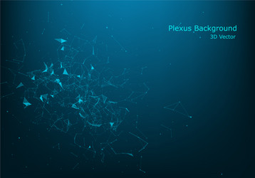 molecular structure background and communication vector image