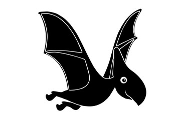 Pterodactyl flying dinosaur image vector