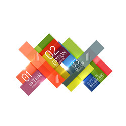 geometric abstract composition with text vector image
