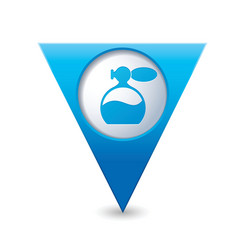 Perfume Map Pointer Icon vector image