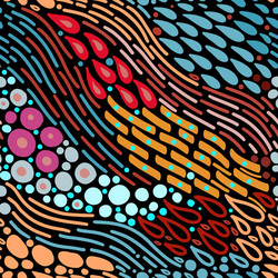 seamless pattern with botanical ethnic ornaments vector image