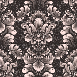 damask seamless pattern element classical vector image