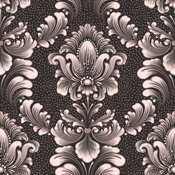 Damask seamless pattern element classical vector