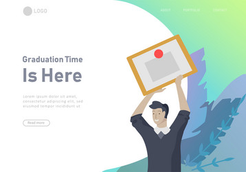 set web page design templates with relaxed vector image