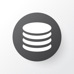 database icon symbol premium quality isolated db vector image