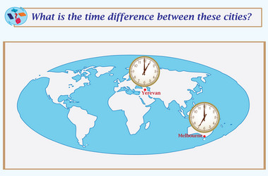 logical task what is the time difference between vector