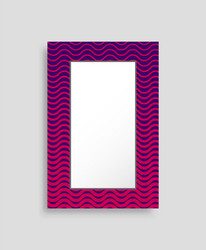 Colorful photo frames set Royalty Free Vector Image