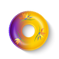 unicorn inflatable pool float vector image