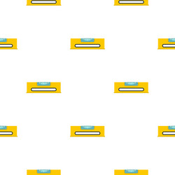 yellow working tool bubble level pattern seamless vector image