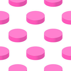 pink cones pattern in isometric style for print vector image