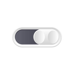 switch button or turn on off power vector image