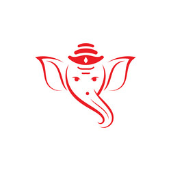 ganesha icon design Vector Image