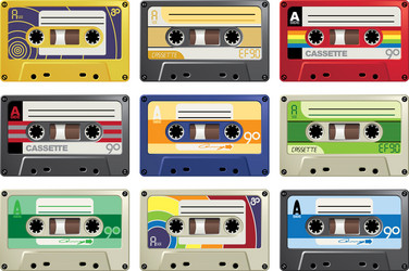 Cassette 90s Royalty Free Vector Image - VectorStock