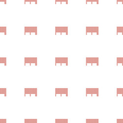bar code icon pattern seamless white background vector image