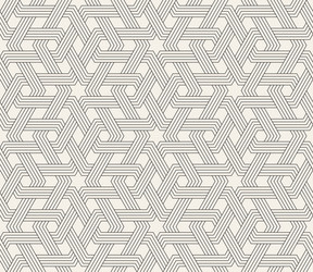seamless pattern repeating geometric elements vector image