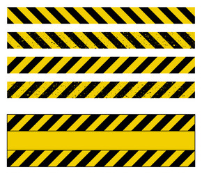 Caution tape background wallpaper design Vector Image