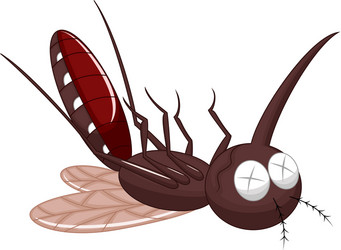 Angry mosquito cartoon Royalty Free Vector Image Angry mosquito cartoon Royalty Free Vector Image