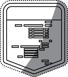 html programming code vector image