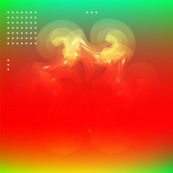 abstract bright blurry shape snowflake and aurora vector image