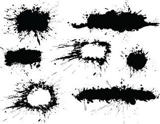 Splash banners set Royalty Free Vector Image - VectorStock