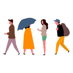 People with different lifestyle design vector