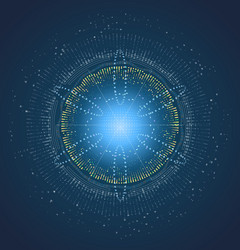 abstract geometric technology design element vector image