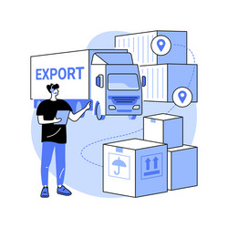 export control abstract concept vector image