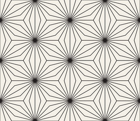 seamless pattern repeating geometric elements vector image
