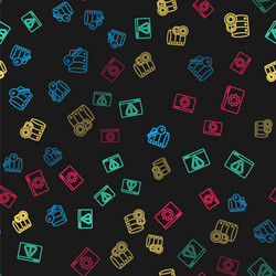 set line server security with key browser vector image