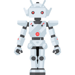 robot ai machine computing controlai vector image