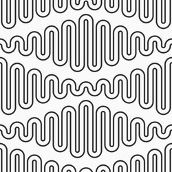 abstract seamless pattern zigzag smooth lines vector image