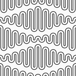 abstract seamless pattern zigzag smooth lines vector