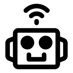 robotic operation using wireless network vector image