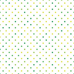 seamless polka dot pattern green dots in random vector image