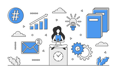 Data Analytics & Insights vector image
