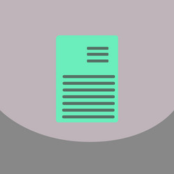 flat style blank realistic notepad notebook vector image