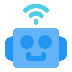 robotic operation using wireless network vector image