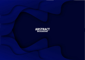Dark blue background design modern gradient 3d Vector Image