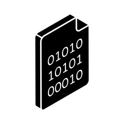 have a look at this amazing icon of binary coding vector image
