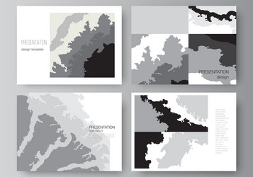 layout presentation slides design vector image