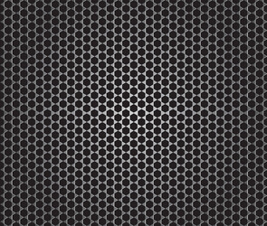 Hexagon metal background Royalty Free Vector Image