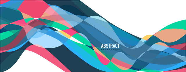 fluid wave colorful abstract background dynamic vector